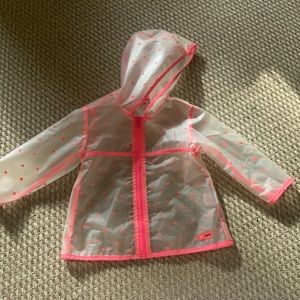 Toddler girl rain jacket